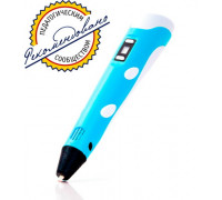 3D ручка Spider Pen PLUS с ЖК дисплеем, голубая 2100B