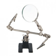 Зажим для 3Динга "Третья рука" с лупой 3hand