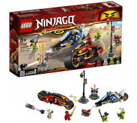 LEGO Ninjago 70667 Конструктор ЛЕГО Ниндзяго Мотоцикл-клинок Кая и снегоход Зейна