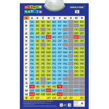 Звуковой плакат Знаток "Учимся читать" PL-05-LR