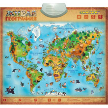 Звуковой плакат Знаток "Живая География" PL-12-GEO