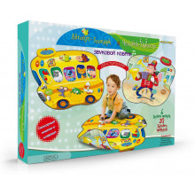 Двухсторонний звуковой коврик Знаток "Автобус-Зоопарк и Человек-Оркестр" SLW9821 Двухсторонний звуковой коврик Знаток "Автобус-Зоопарк и Человек-Оркестр" SLW9821