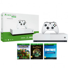 Игровая консоль Xbox One S 1TB All Digital SOT, Minecraft, Fortnite (NJP-00060)