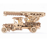 3D пазл Ugears "Пожарная машина" 022