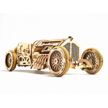 3D пазл UGEARS "Спорткар U-9 Гран-при" 029