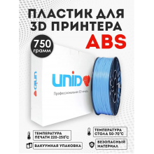 Катушка UNID ABS пластика 750гр. (голубой) ABS1-14 Катушка UNID ABS пластика 750гр. (голубой) ABS1-14