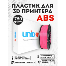 Катушка UNID ABS пластика 750гр. (розовый) ABS1-8