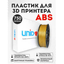 Катушка UNID ABS пластика 750гр. (золотой) ABS1-9 Катушка UNID ABS пластика 750гр. (золотой) ABS1-9