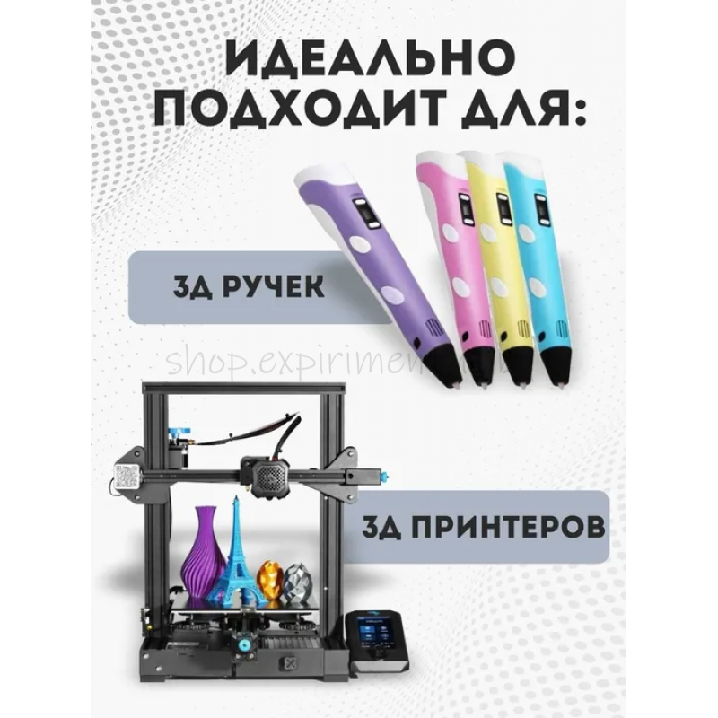 Катушка PETG пластика для 3Д принтера UNID 1,75 мм 800гр, цвет Черный PETG0802 Unid, РФ, Россия