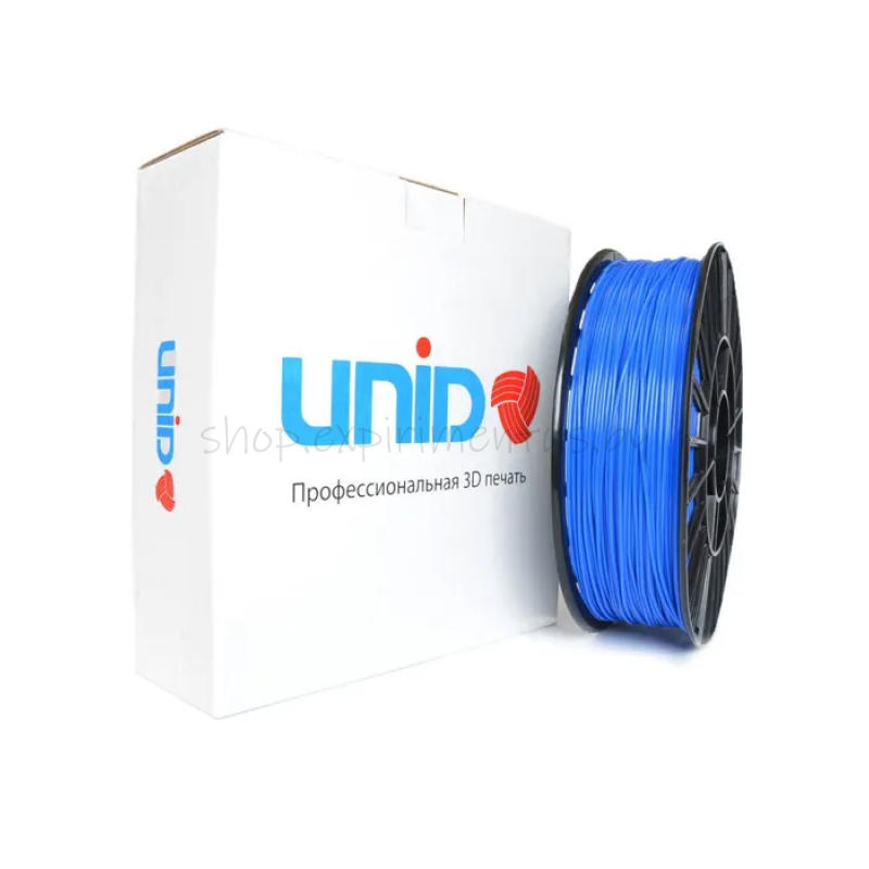 Катушка PETG пластика для 3Д принтера UNID 1,75 мм 800гр, цвет Синий PETG0804 Unid, РФ, Россия