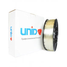 Катушка PETG пластика для 3Д принтера UNID 1,75 мм 800гр, цвет Прозрачный PETG0812 Unid, РФ, Россия Катушка PETG пластика для 3Д принтера UNID 1,75 мм 800гр, цвет Прозрачный PETG0812 Unid, РФ, Россия