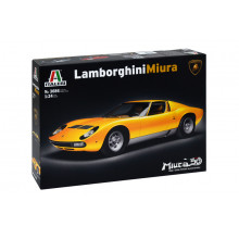 Сборная модель Автомобиль Lamborghini Miura (1:24) детали окрашены 3686 Italeri Сборная модель Автомобиль Lamborghini Miura (1:24) детали окрашены 3686 Italeri