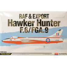 Сборная модель: RAF Export Hawker Hunter F.6/FGA.9,  (2016) 1:48 12312 Academy (Корея)