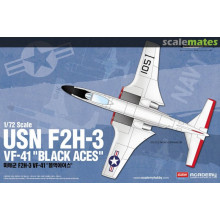 Сборная модель: USN F2H-3 VF-41 Black Aces,  (2017) 1:72 12548 Academy Сборная модель: USN F2H-3 VF-41 Black Aces,  (2017) 1:72 12548 Academy