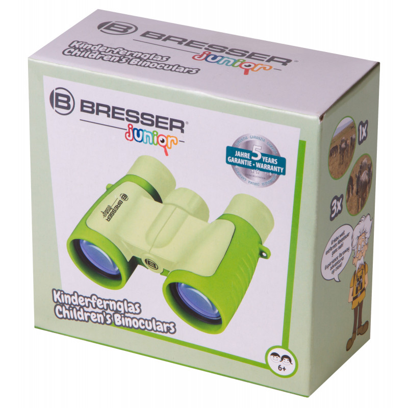Бинокль детский Junior 3x30, зеленый 75756 Bresser