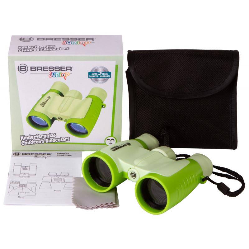 Бинокль детский Junior 3x30, зеленый 75756 Bresser