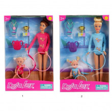 Набор игровой из 2-х кукол "Гимнастика" (в асс.) 8353 Defa