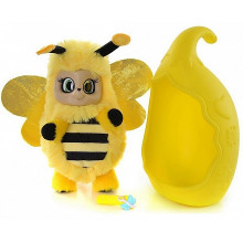 Мягкая игрушка из серии Bush baby world "Пчелка Бри" со спальным коконом, заколкой и шармом, 20 см Т16317 Golden Bear Toys