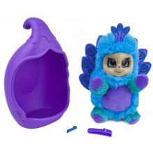 Мягкая игрушка из серии Bush baby world "Павлин Паола" со спальным коконом, заколкой и шармом, 20 см Т16319 Golden Bear Toys