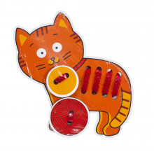 Шнуровка деревянная "Котик" DSH5 Мастер Вуд