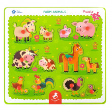 Деревянный пазл "Домашние животные" PV5 Мастер Вуд