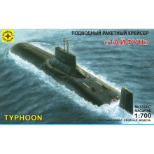 Сборная модель: флот Подводный ракетный крейсер "Тайфун" (1:700) 170067 Моделист