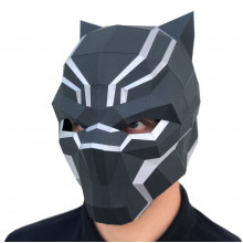 3D-конструктор из бумаги МАСКА ЧЕРНАЯ ПАНТЕРА для фотосессий PP-3PNT-BLA PAPERRAZ