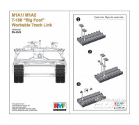 Сборная модель: 1/35 M1A1/M1A2 T-158 "Big Foot" Workable Track Link RM-5009 Rye Field Model