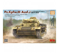 Сборная модель: 1/35 Танк Pz.Kpfw.III Ausf.J RM-5070 Rye Field Model