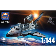 Сборная модель:  1/144 Буран космический корабль, в наборе новая декаль, 14402d Ark models