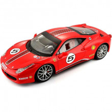 Модель автомобиля Феррари 458 гоночная 1:24 18-26302 BBurago Модель автомобиля Феррари 458 гоночная 1:24 18-26302 BBurago