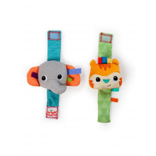 Игрушки-погремушки на ручку "Стильная пара браслетиков" 8531