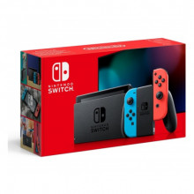 Игровая приставка Nintendo Switch New (улучшенная батарея), красный/синий 045496452643