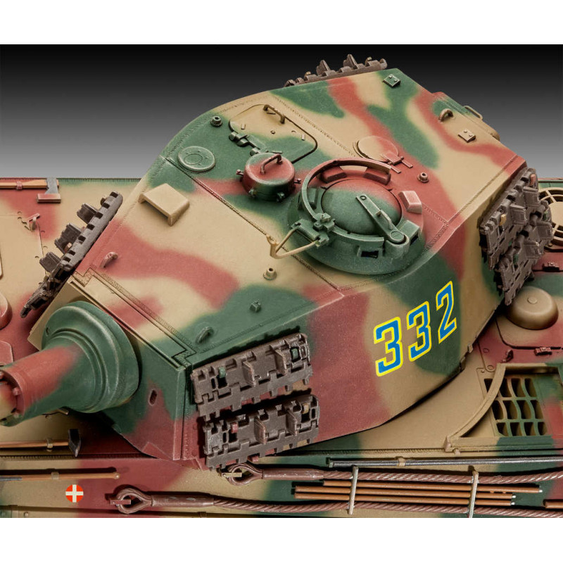 Сборная модель Немецкий тяжелый танкк Tiger II Ausf. B (Henschel Turret) (1:35) 03249 Revell