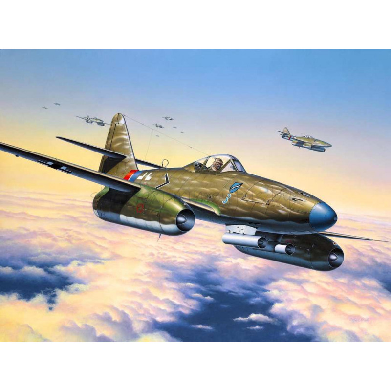 Сборная модель Реактивный немецкий самолет Me 262 A-1a (1:72) 04166 Revell