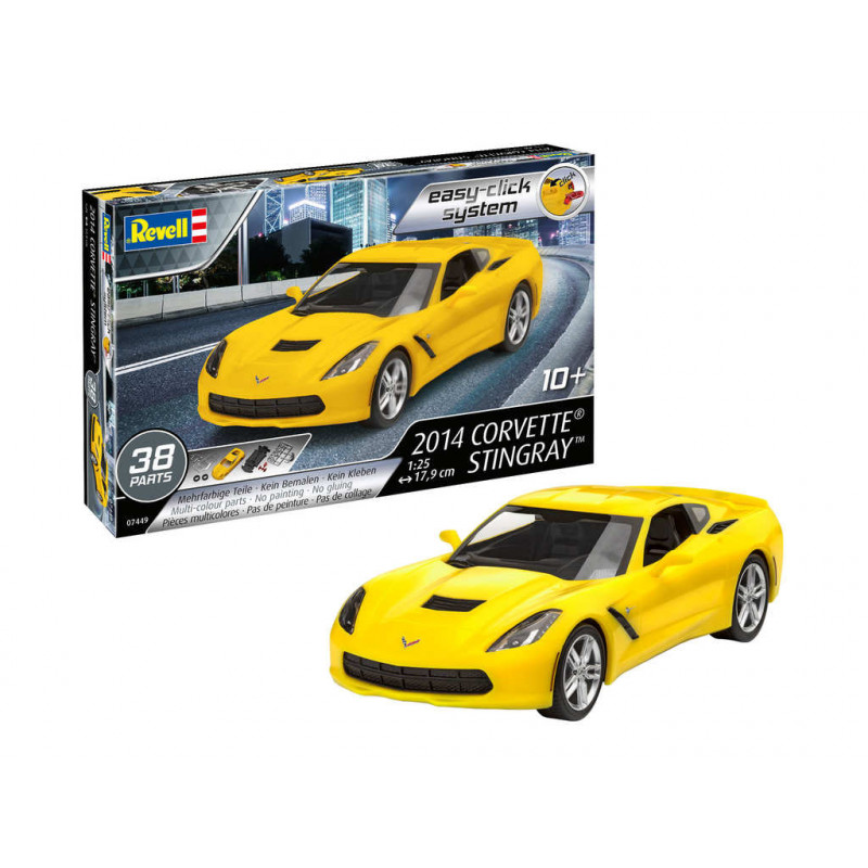 Сборная модель Easy-Click Автомобиль Corvette Stingray (1:25) 07449 Revell