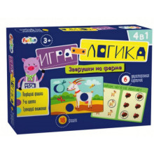 Игра-логика «Зверушки на ферме» F1199003Р