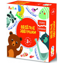 Настольная игра Соедини половинки «Весёлые зверушки» F1210001Р