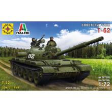Советский танк Т-62 (1:72), сборная модель 307260 Моделист Советский танк Т-62 (1:72), сборная модель 307260 Моделист