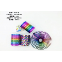 Пружинка игровая "Радуга" металлик SS30119/7610-8