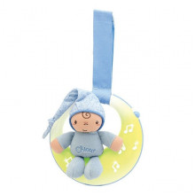 Игрушка подвесная, музыкальная Chicco "Луна", голубая, 0 мес + 00002426200000