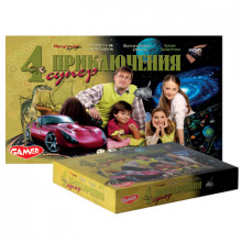Настольная игра "4 приключенческие игры" 1166Н