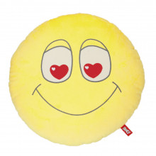 Подушка смайлик влюбленный PVV1