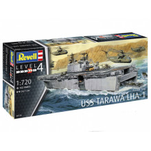 Сборная модель Американский десантный корабль USS Tarawa (LHA-1) (1:720) 05170 Revell