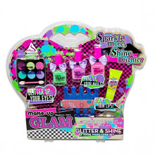 Набор детской косметики "Тени для век+лак для ногтей+блеск для губ" 81027