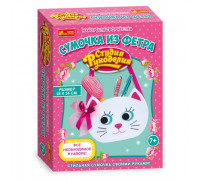 Поделки из фетра Сумочка Котик 15185008Р