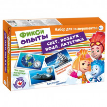 Набор для экспериментов. Фикси-опыты, Свет. Воздух. Вода. Акустика 12187008Р
