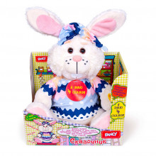 Мягкая музыкальная игрушка "Заяц-сказочник" ZSK01\M
