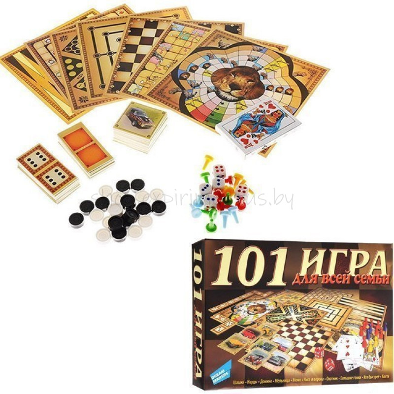 101 игра. Игра детская настольная 