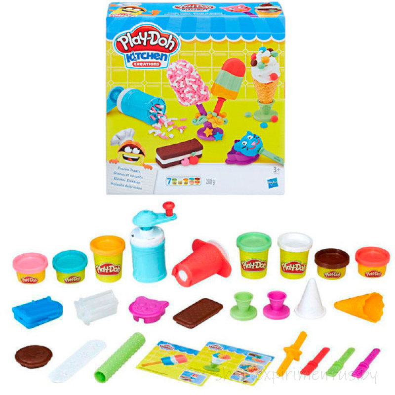 Купить наборы пластилина. Пластилин ПЛЕЙДО мороженое. Масса для лепки Play-Doh Kitchen Creations мир мороженого (e1935). Play-Doh e4902. Набор Play-Doh "мороженое".